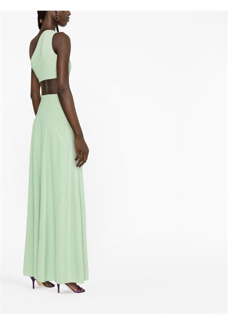Green one-shoulder front-slit dress - women CHIARA BONI | MAIVELONG65281