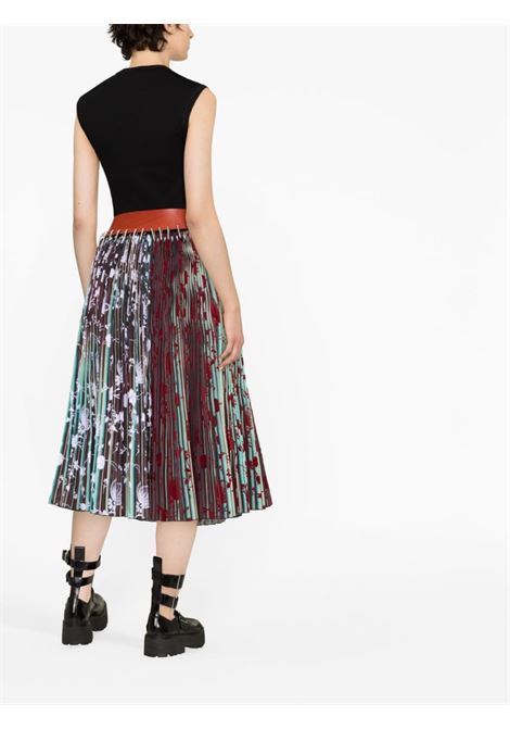 Multicolour Heather pleated floral-print midi skirt - women CHOPOVA LOWENA | 3134MLT
