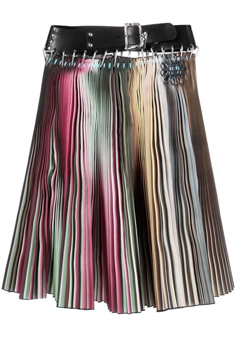 Multicolour belted pleated midi skirt - women CHOPOVA LOWENA | 3135MLT