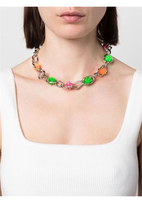 Crystal embellished necklace multicolor - women COLLINA STRADA | XX1261SLVR