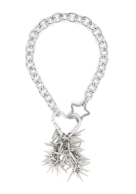 Silver Super Spiky Star necklace - women COLLINA STRADA | XX1267SLVR