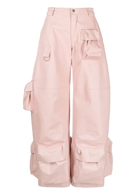 Pink Garden wide-leg cargo trousers - women COLLINA STRADA | XX6407RS