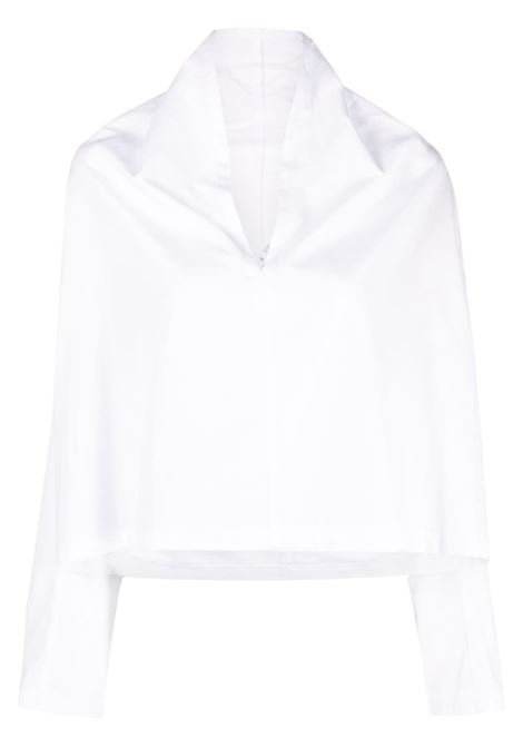 Crop blouse in white - women COMME DES GARCONS COMME DES GARCONS | RKB0062