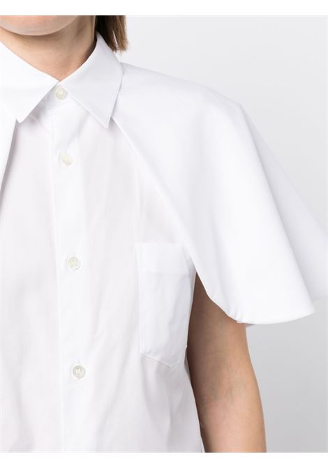 Camicia con ruches in bianco - donna COMME DES GARCONS COMME DES GARCONS | RKB0082