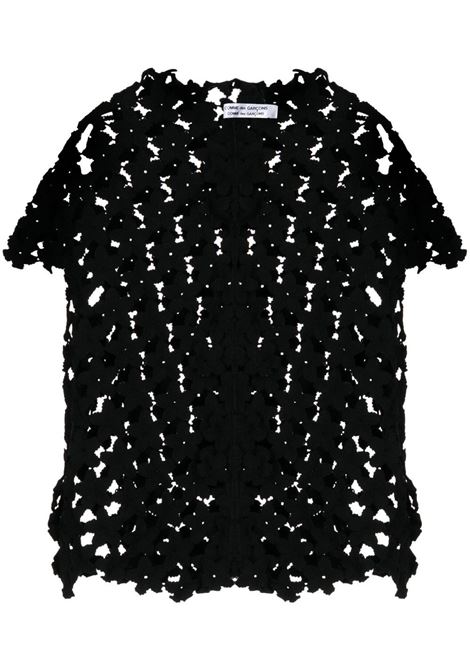 High neck t-shirt in black - women COMME DES GARCONS COMME DES GARCONS | RKT0161