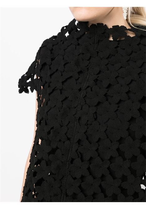 T-shirt a collo alto in nero - donna COMME DES GARCONS COMME DES GARCONS | RKT0161