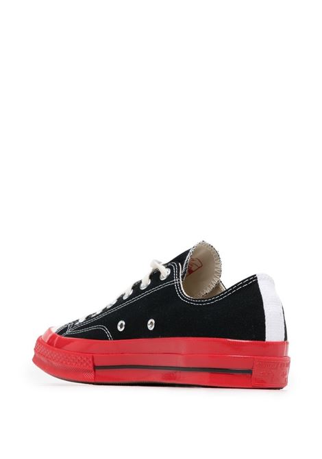 Sneakers basse con logo in nero - unisex COMME DES GARCONS PLAY | P1K1231