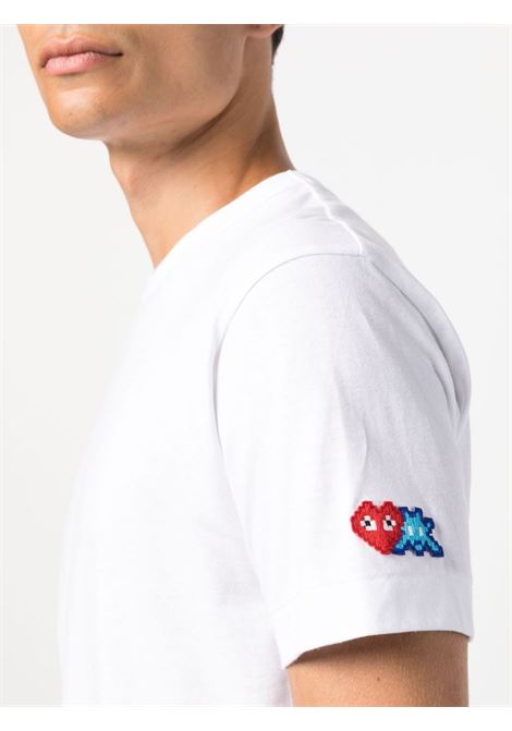 White crew-neck T-shirt - unisex COMME DES GARCONS PLAY | P1T3283