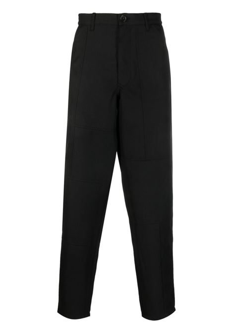 Pantaloni dritti a vita alta in  nero - uomo COMME DES GARCONS SHIRT | FKP0040511