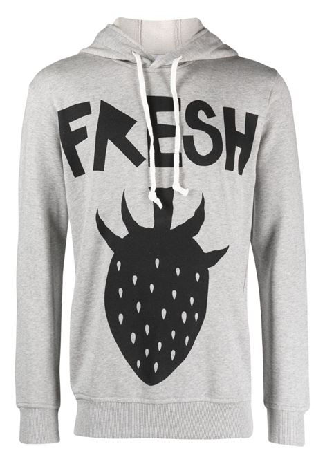 Grey graphic-print sweatshirt - men COMME DES GARCONS SHIRT | FKT0010511