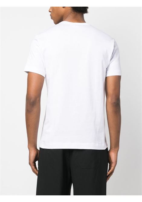 White embossed-logo T-shirt - men COMME DES GARCONS SHIRT | FKT0120511