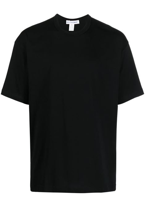 T-shirt girocollo in nero - uomo COMME DES GARCONS SHIRT | FKT0150511