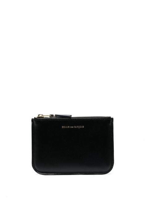 Leather wallet in black - unisex COMME DES GARCONS WALLET | SA8100CP2