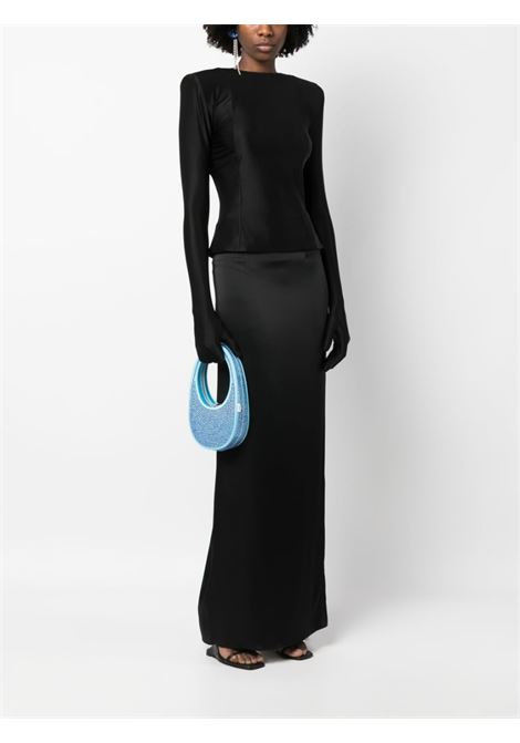 Light blue crystal embellished mini swipe bag - women  COPERNI | COPBA01BIS461ICBL