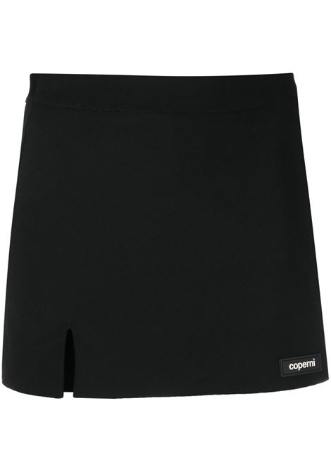 Black logo-tag high-waist skort - women COPERNI | COPJ32525BLK