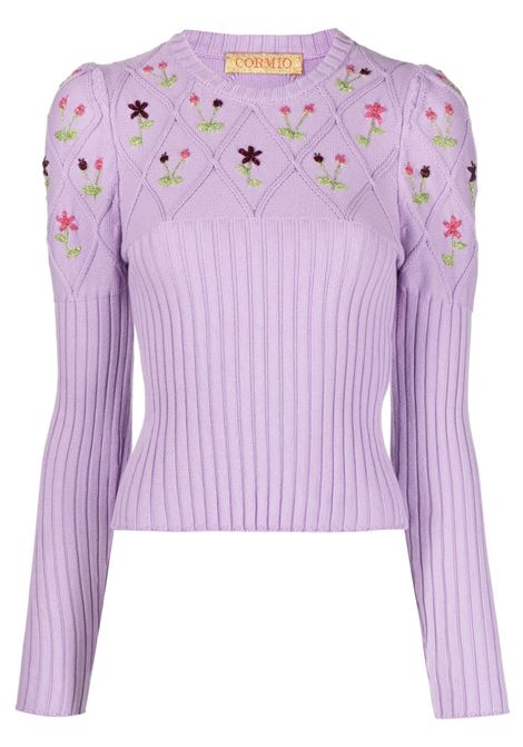 Liliac intarsia-knit jumper - women CORMIO | OMA7PRVNC