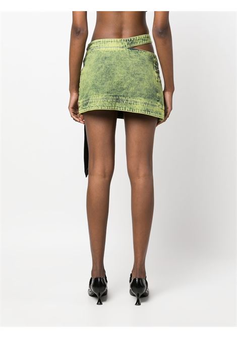 Yellow denim asymmetric skirt - women CORMIO | VICTORIAGLLTRCHS