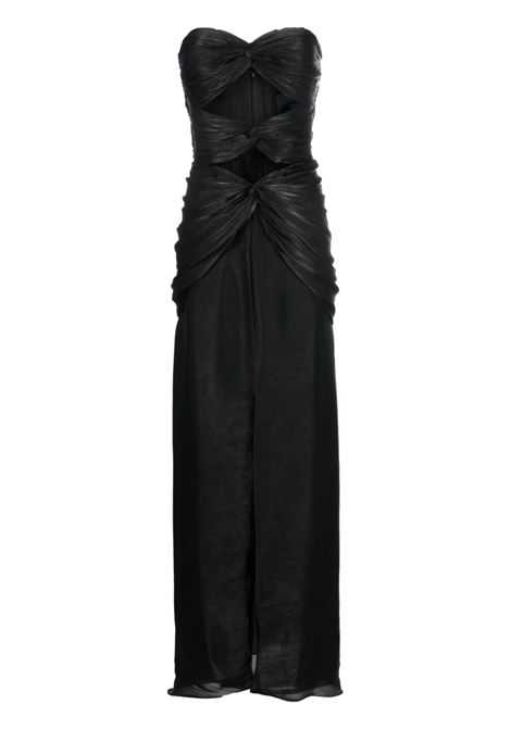 Black Brigitta cut-out gown - women COSTARELLOS | SS2356BLK