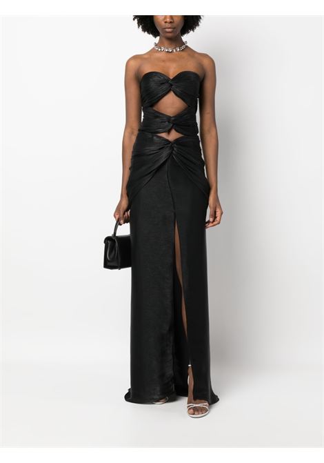 Black Brigitta cut-out gown - women COSTARELLOS | SS2356BLK
