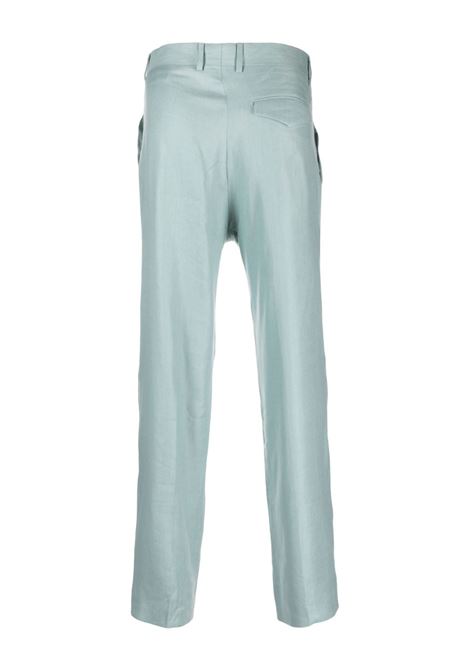 Light blue cropped tailored trousers - men COSTUMEIN | U347583