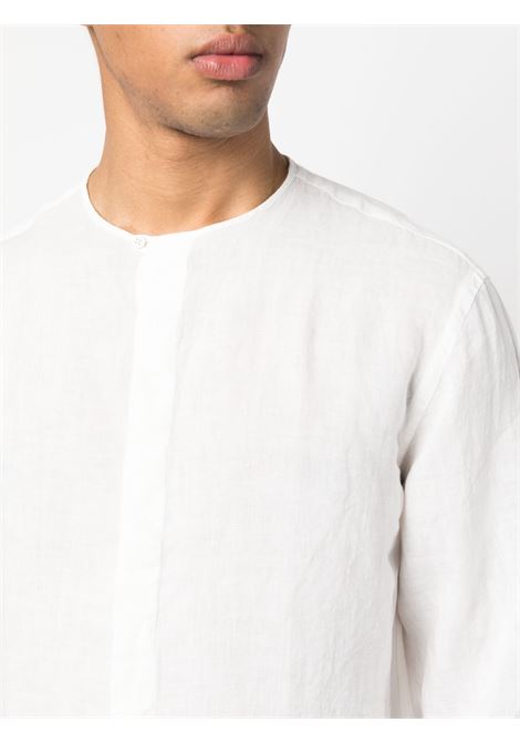 Camicia con orlo grezzo in bianco - uomo COSTUMEIN | U75OFFWHT