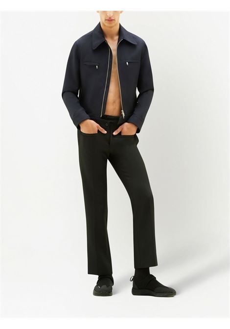 Black zip workwear jacket - men COURRÈGES | 123CBL085PL00569999
