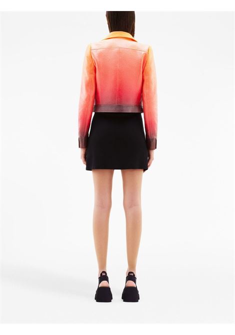 Multicolored Vinyle gradient-effect jacket - women COURRÈGES | 523CBL005PR0002I003