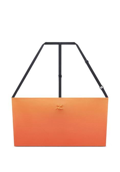 Orange gradient-effect bandeau top - women COURRÈGES | 523JBR026PR0001I003