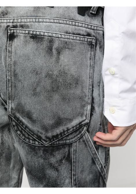 Jeans a vita alta in nero e grigio - uomo DARKPARK | 8DMP011FN136002BG