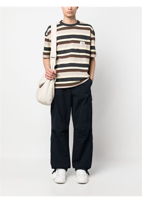 Blue wide-leg straight trousers - men DARKPARK | CDPM018DP571001NV