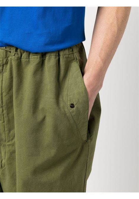 Pantaloni sportivi a gamba ampia in verde - uomo DARKPARK | DLA100C0513MMGR