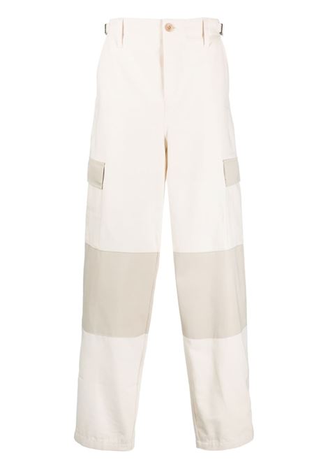 White wide-leg trousers - men DRÔLE DE MONSIEUR | BBP121CO048CM