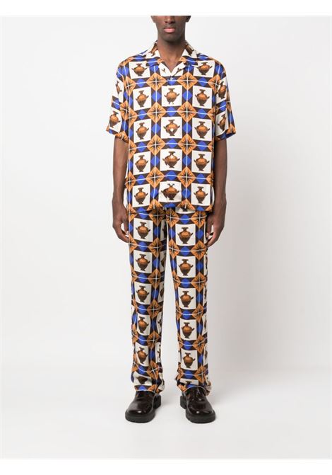 Pantalone elasticizzato in multicolore - uomo DRÔLE DE MONSIEUR | BP122VI002BN