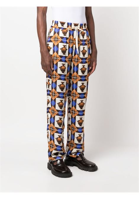 Pantalone elasticizzato in multicolore - uomo DRÔLE DE MONSIEUR | BP122VI002BN