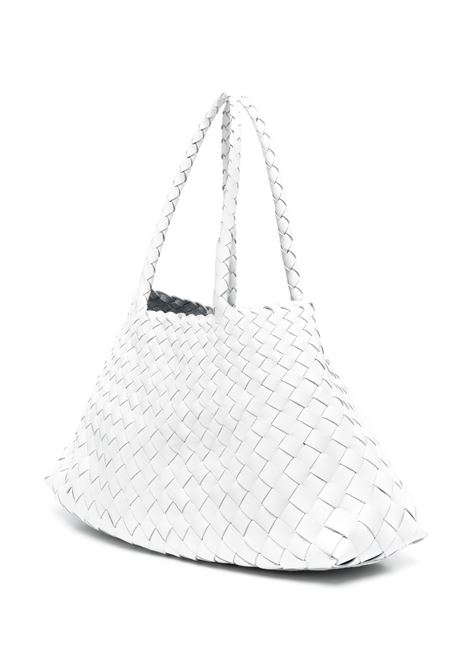 White woven hand bag - women  DRAGON DIFFUSION | 8892WHT