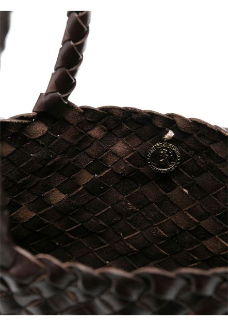 Dark brown woven hand bag - women  DRAGON DIFFUSION | 8893DRKBRWN