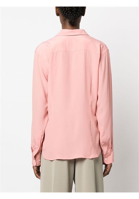 Camicia a maniche lunghe con bottoni nascosti in rosa - donna DRIES VAN NOTEN | 2310107016156301