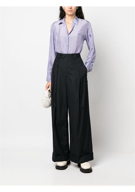 Purple clavelly classic shirt - women  DRIES VAN NOTEN | 2310107166150444
