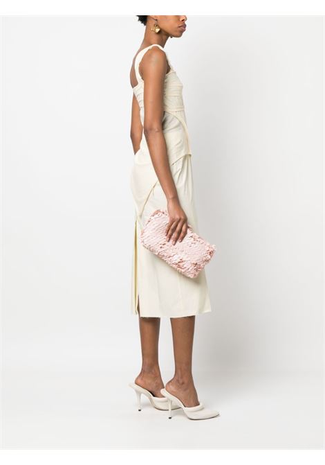 Pink sequin design clutch bag - women DRIES VAN NOTEN | 231011523806084