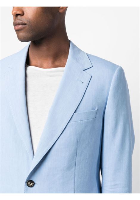Light blue single-breasted two-piece suit - men DRIES VAN NOTEN | 2310203076213514