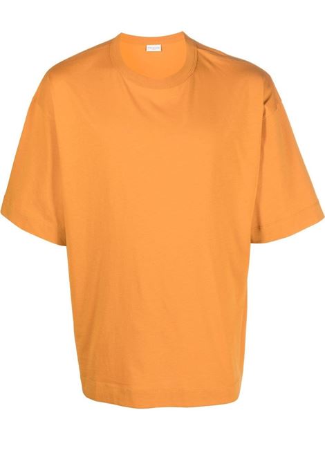 T-shirt girocollo in arancione - uomo DRIES VAN NOTEN | 2310211336600209