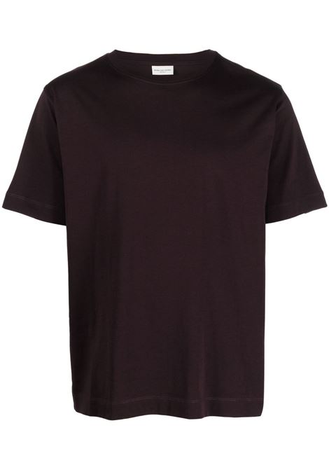 Purple hertz crew-neck T-shirt - men DRIES VAN NOTEN | 2310211336600357