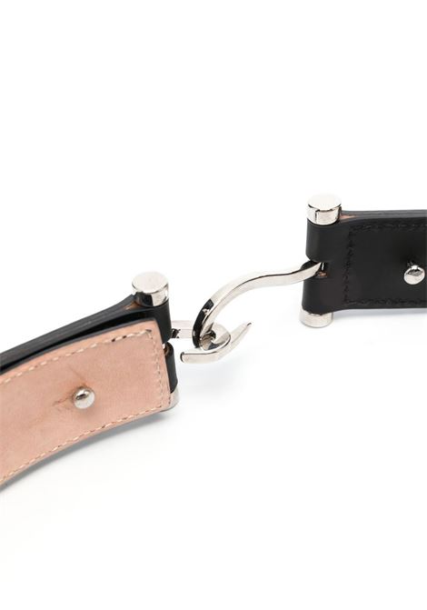 Cintura Comporta con chiusura gancio in nero - uomo EDHÈN MILANO | COMBELCLBLK
