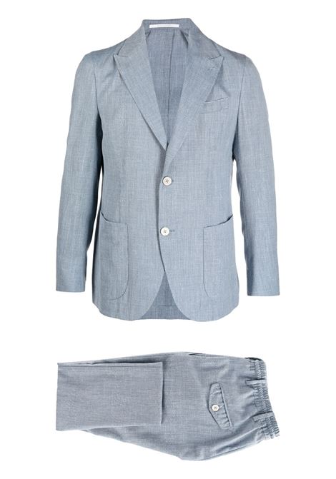 Blue single-breasted two piece suit - men ELEVENTY | G75ABUC10TES0E09708