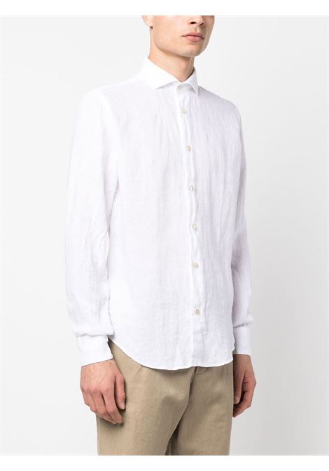 White long-sleeve shirt - men ELEVENTY | G75CAMA05TET0E00101N