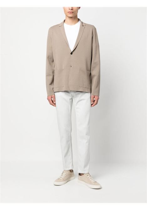 White mid-rise straight-leg trousers - men ELEVENTY | G75PANG04TET0G00708N