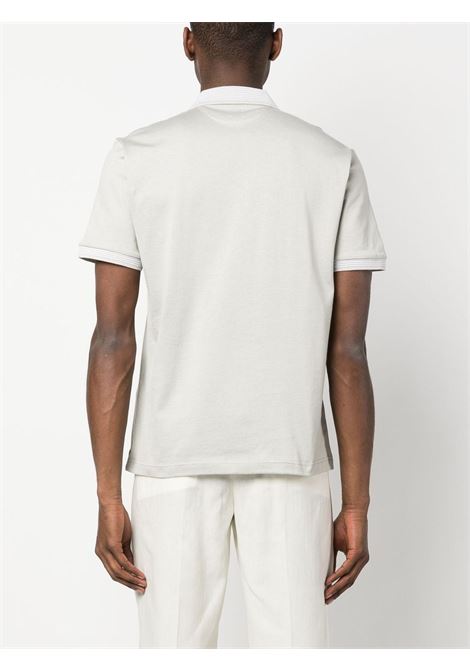 Grey short-sleeve polo shirt - men ELEVENTY | G75POLG04TES0G211070201