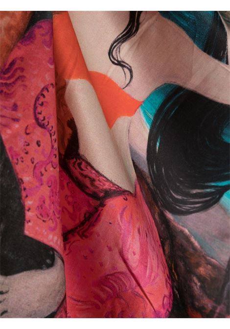 Foulard con stampa in multicolore - unisex ENDLESS JOY | DUAWANITASCARFMLT
