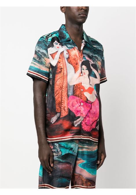 Short sleeve shirt in multicolor - men ENDLESS JOY | DUAWANITASHIRTMLT