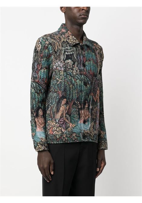 Jacket with spread collar in multicolor - men ENDLESS JOY | GOAGAJAHJACKETMLT